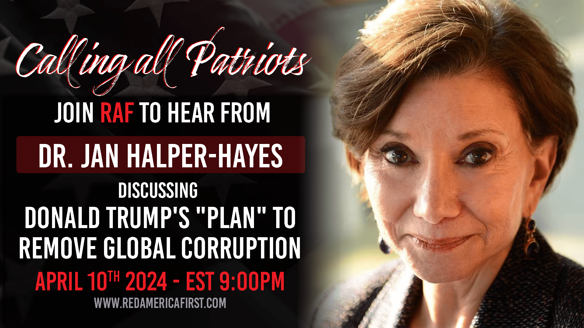 Dr. Jan Halper-Hayes - Red America First